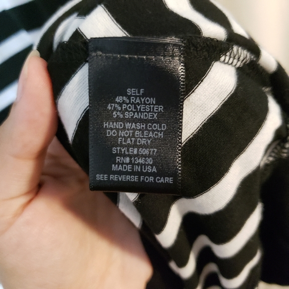 Sunday in Brooklyn Black and White Striped Dress - Picture 7 of 14